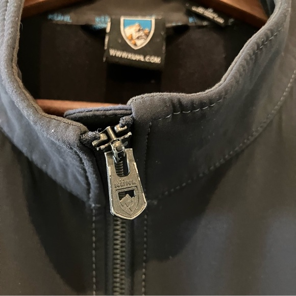 Kuhl Impakt Full Zip Water Repellent Fleece Lined Jacket Gray Navy Men's Large - Picture 7 of 16